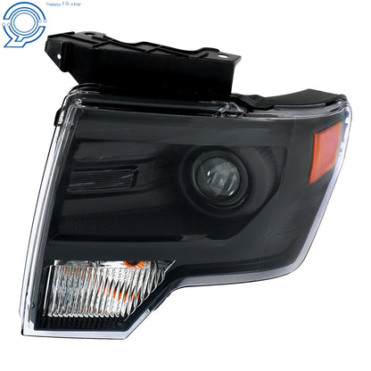 Black Housing HID Projector Headlight for Ford F150 2013-2014 Driver Left