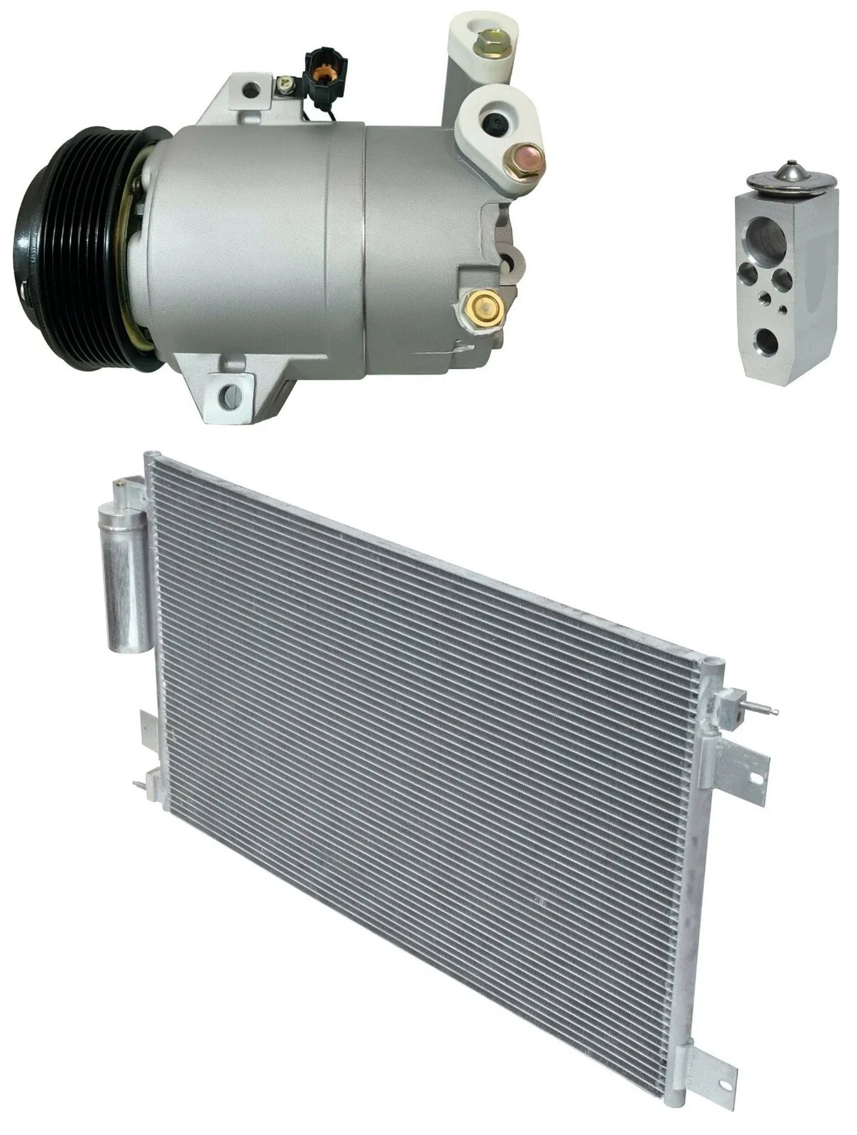 AC Compressor Kit With Condenser Replacement for Nissan NV3500 (2016–2016)
