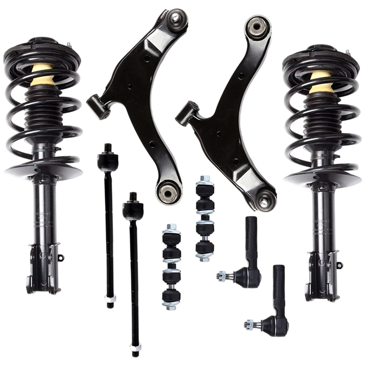 Front Struts with Control Arm and Tie Rods for PT Cruiser 01-10