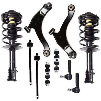 Front Struts with Control Arm and Tie Rods for PT Cruiser 01-10