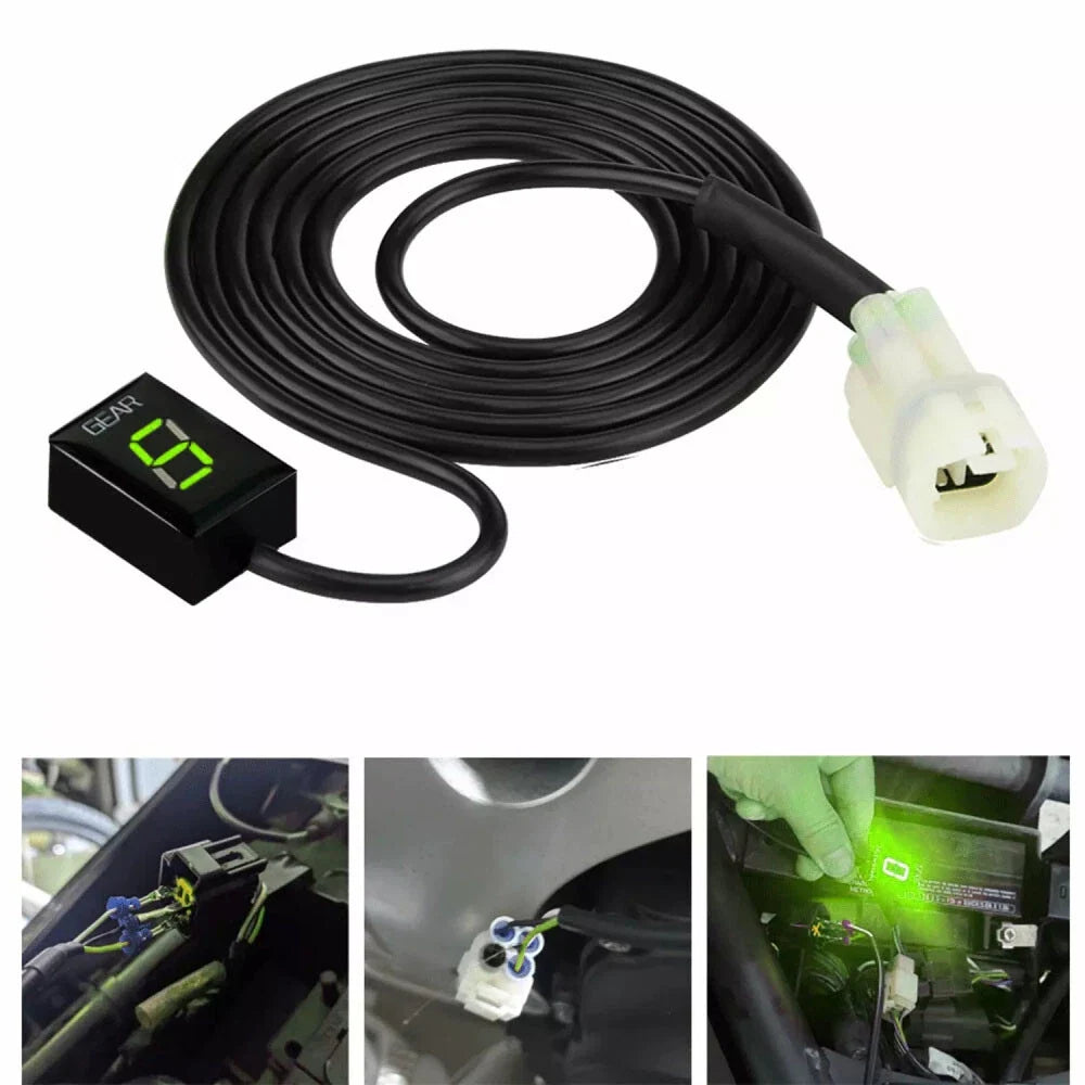 LED Gear Indicator in Green for Honda CBR600F CBR600RR CBR1000RR 2003-2019