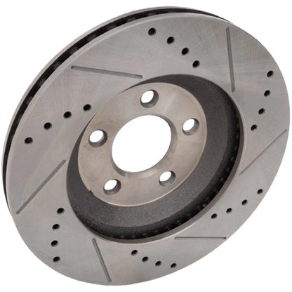 Front Brake Disc Rotors and Rear Set for 2005–2014 Ford Mustang