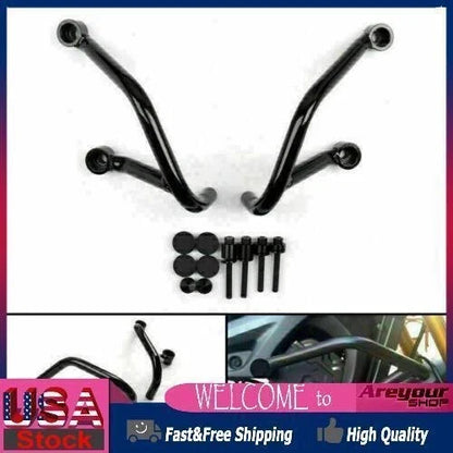 Front Engine Guard Crash Bar for Yamaha MT-09 MT09 (2014–2016) Black