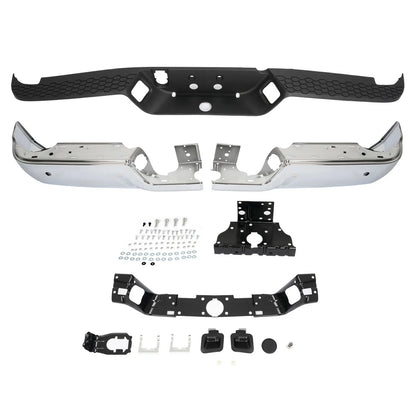 Chrome Rear Bumper for Dodge Ram 1500 (2009–2018), 2500/3500 (2010–2012)