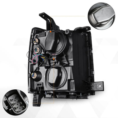 Projector Headlight with LED DRL for Silverado 2014–2015 Chevy