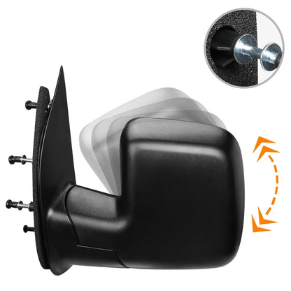 Left Manual Adjust Mirror OE Style for Ford E-150/E-250/E-350/E-450 2008-2009