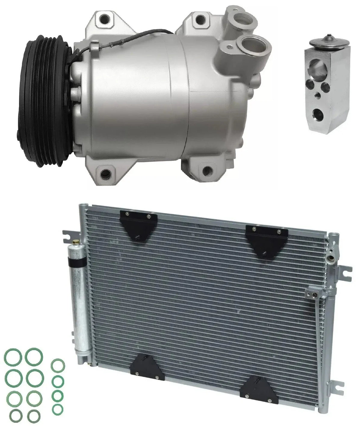 A C Compressor Kit With Condenser for Suzuki XL-7 2.7L (2003–2009)