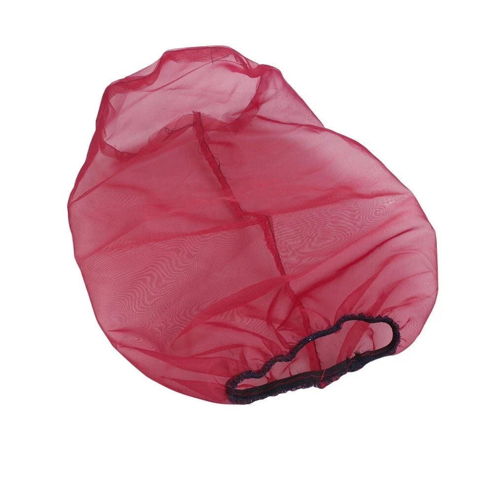 Red Universal Water Guard Cold Air Intake Pre-Filter Cone Cover