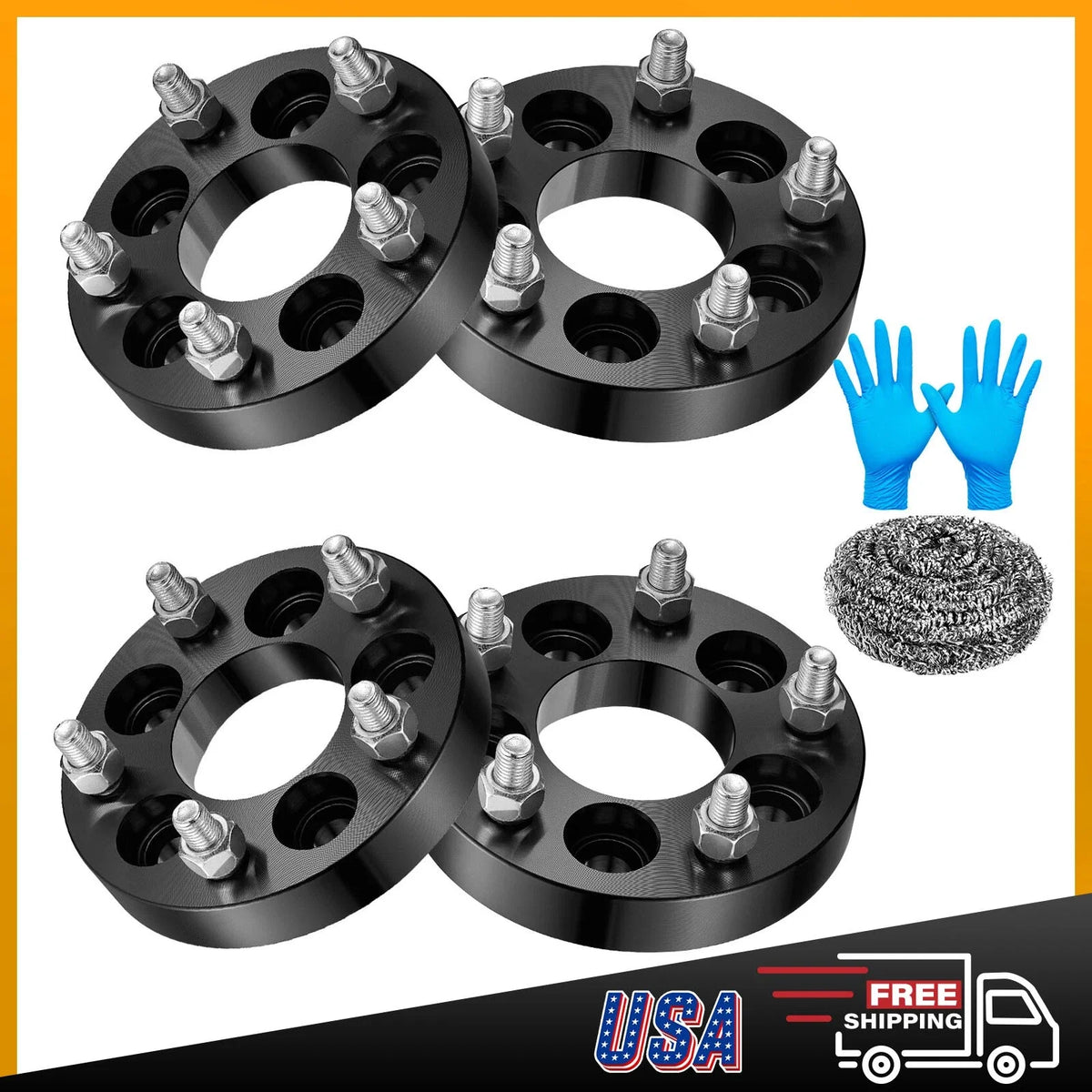 Wheel Adapters 4pcs for Toyota Dodge Pontiac (2014–2018)