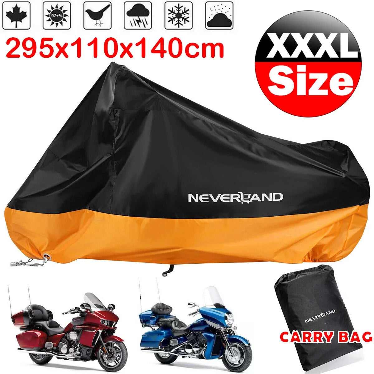 Waterproof & Rainproof Motorcycle Cover for GSX1300R Hayabusa