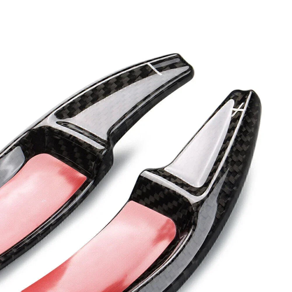 Carbon Fiber Steering Wheel Shift Paddle Pads for 2021 Benz E-Class