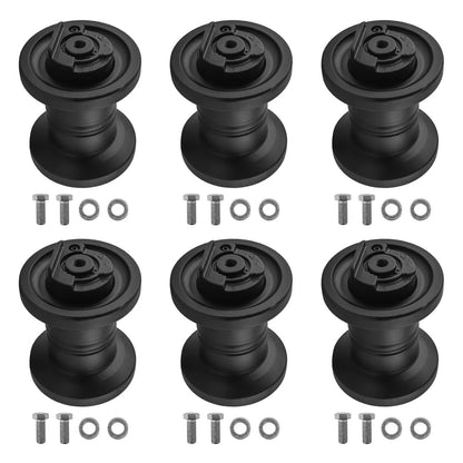 Set of 6 Bottom Rollers for Kubota KX 91-3 2003-2015 RB511-221704