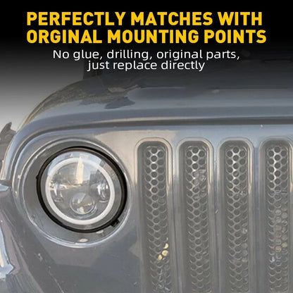 7'' Bracket for Headlight Ring - Jeep Wrangler JK 2007–Present