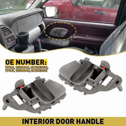 Gray Door Handle Set (2X) for Cadillac Escalade 1999-2000