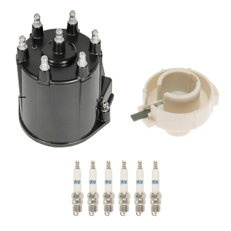 Distributor Rotor Cap & Spark Plugs Kit for GMC Typhoon (1992–1993)