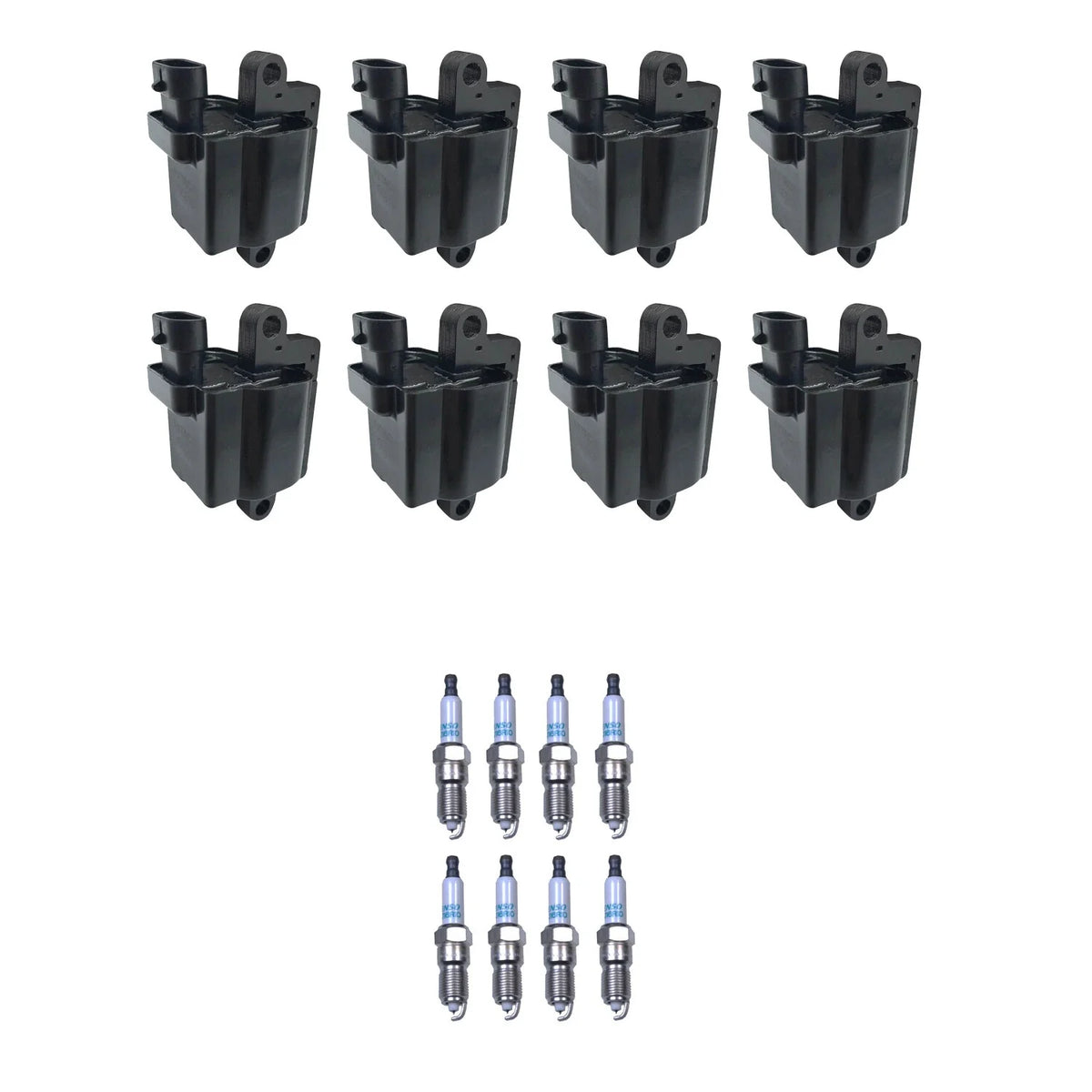 Ignition Coil & Denso Iridium Spark Plugs Kit for Sierra 2500 HD (2007–2014)
