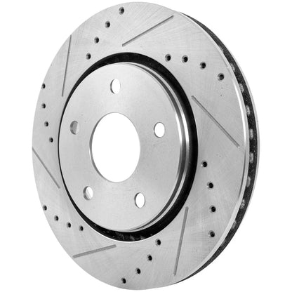 Front Brake Disc Rotors and Pads Kit for VW Dodge Grand Caravan (2008–2020)