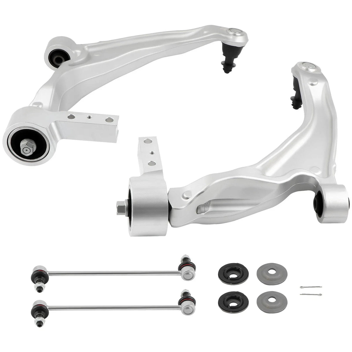 Set of 4 Front Suspension Lower Control Arms Sway Bar Kit for Acura MDX (2007–2013)