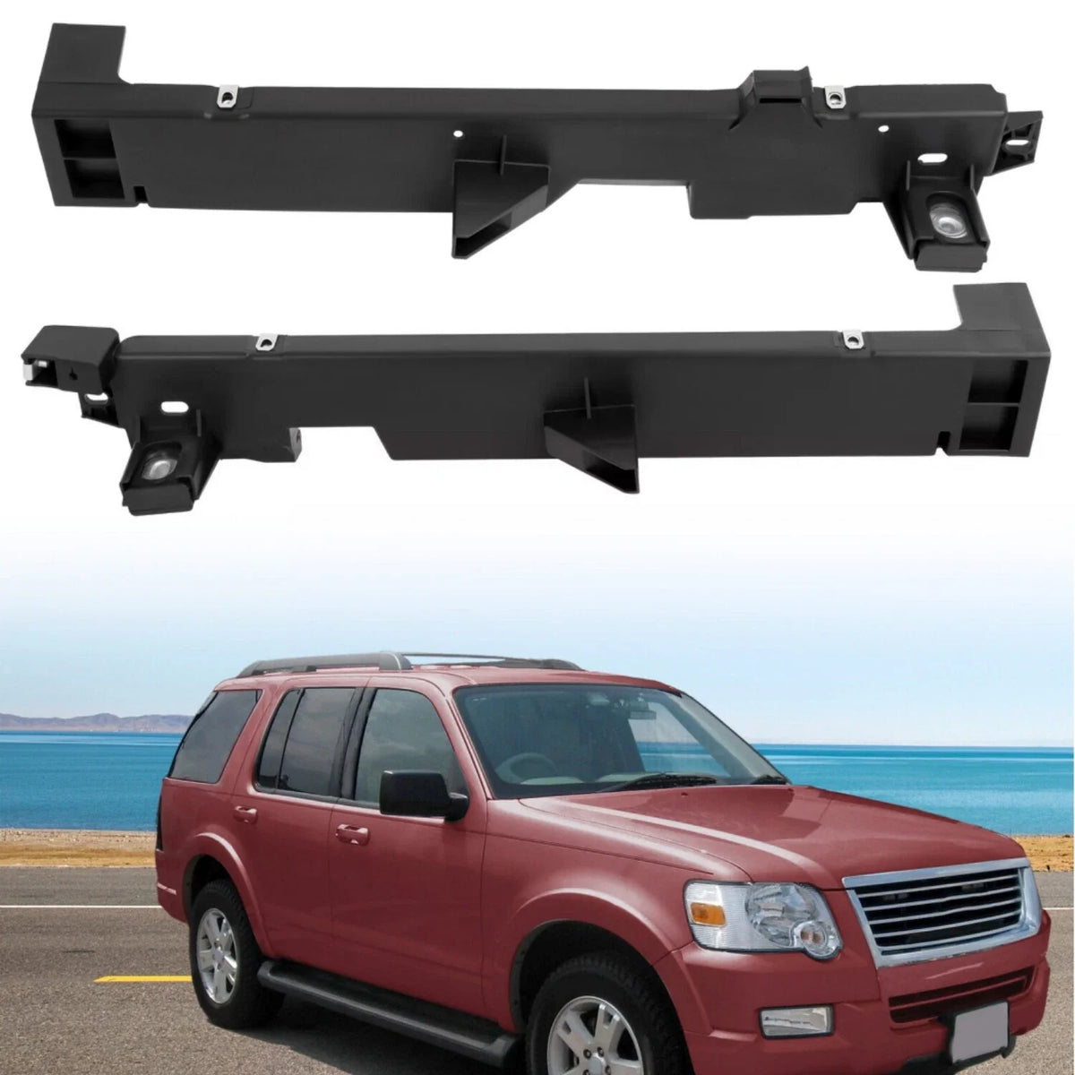 Radiator Support for Ford Explorer / Mercury Mountaineer LH & RH 2006-2010