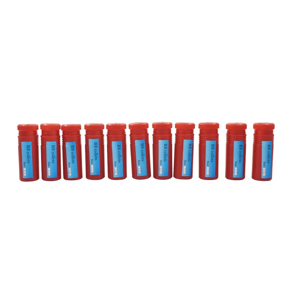 Universal 11Pcs R8 Spring Collet Set for CNC Equipment