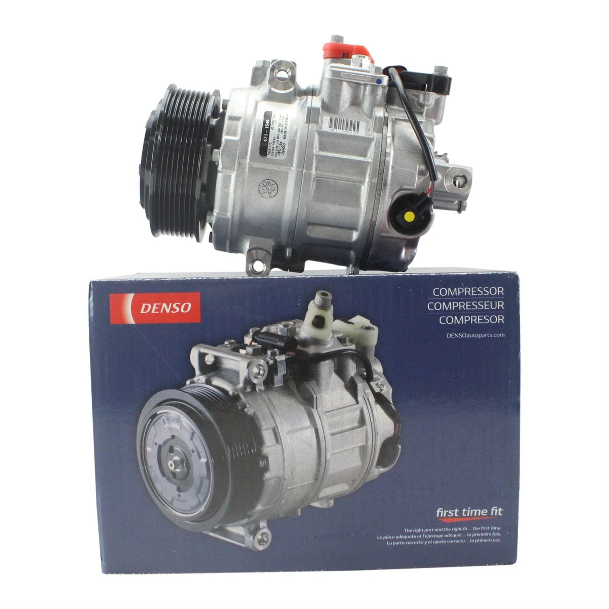 A/C Compressor Denso 471-1549 Compatible with Toyota Hilux N70