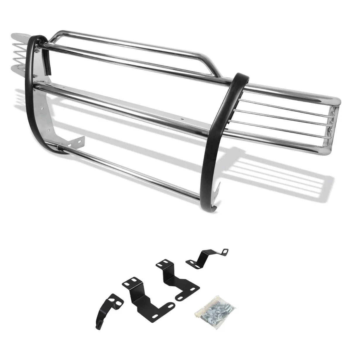 Chrome Front Bumper Brush Grill Guard for Dodge Dakota/Durango (1997–2004)