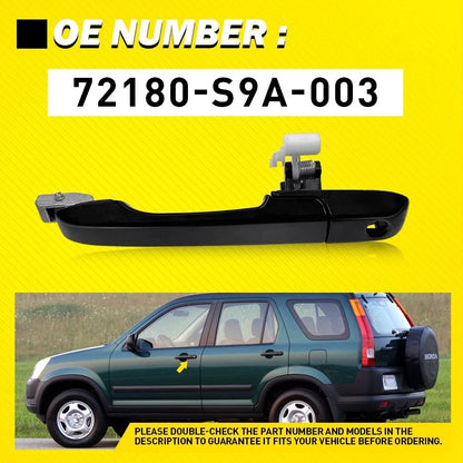 Front Left Door Handle in Black for 2002–2006 Honda CR-V