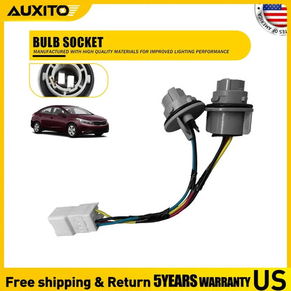 Tail Light Socket & Wiring Harness Set for 2017-2018 Kia Forte