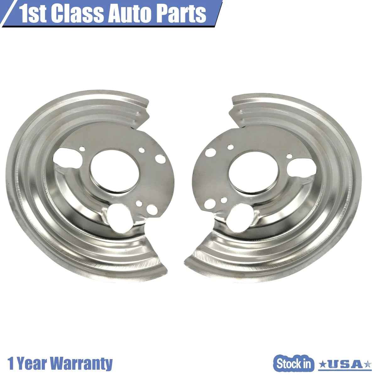 2X Dust Shields Backing Plates for Dodge Charger Challenger (1964–1972)