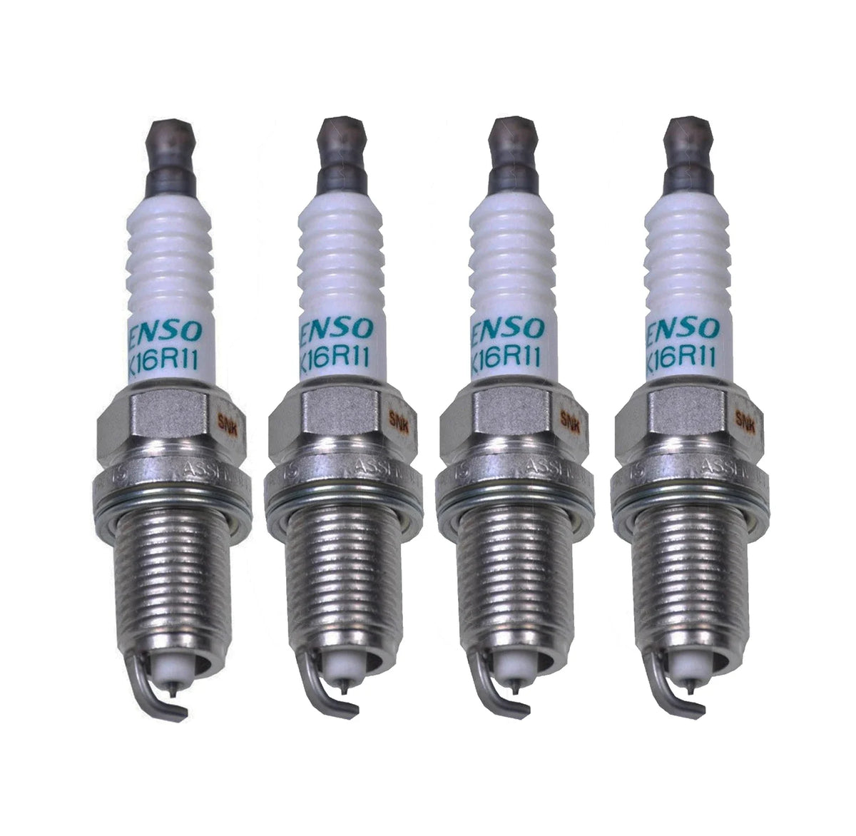 Set of 4 Denso Iridium Long Life Spark Plugs Gap 0.044 for L4 Engines
