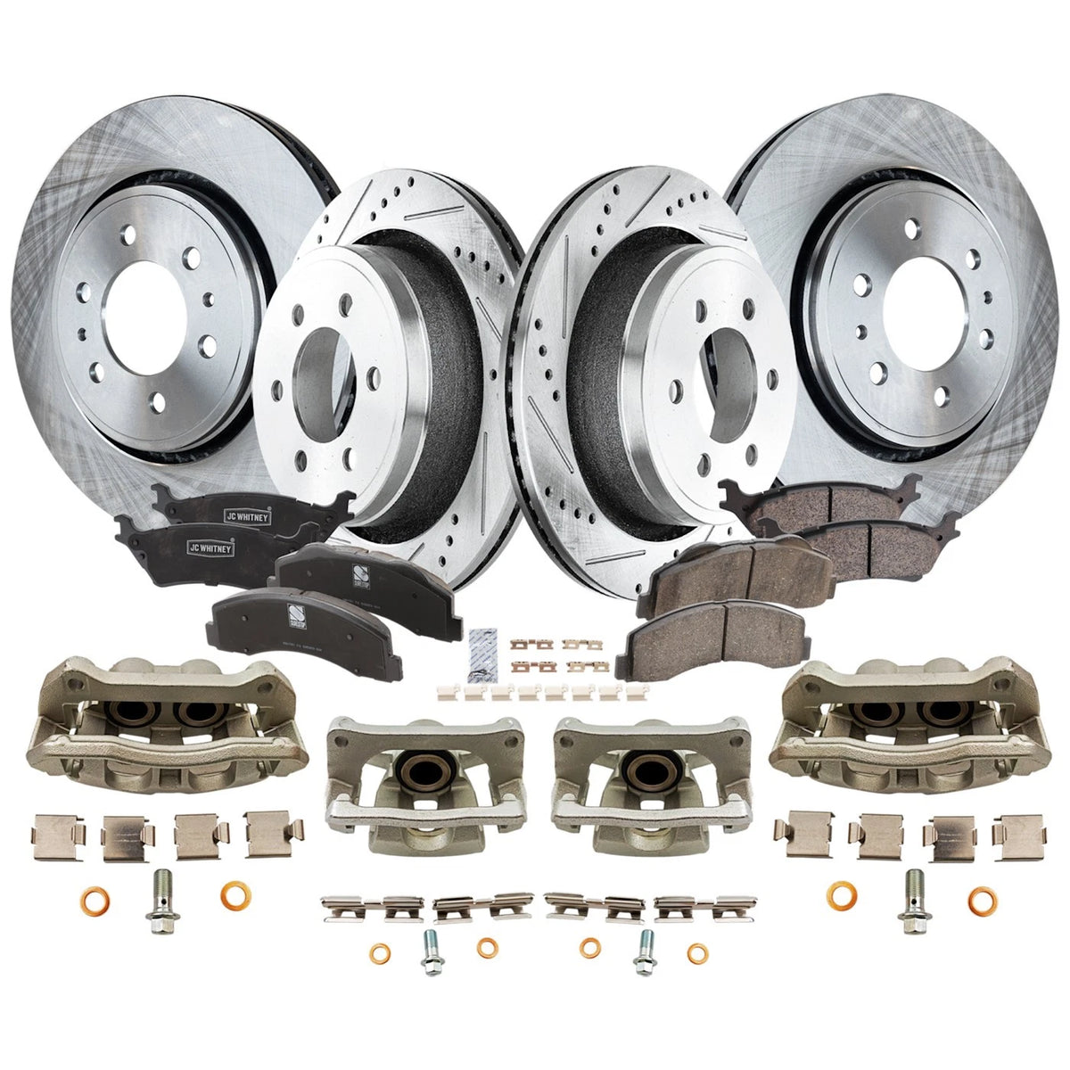 4-Wheel Brake Kit with Calipers for Ford F-150 (2012–2016)