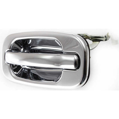 Chrome Door Handle for Chevy Silverado 1500 (2000–2006) Rear Left