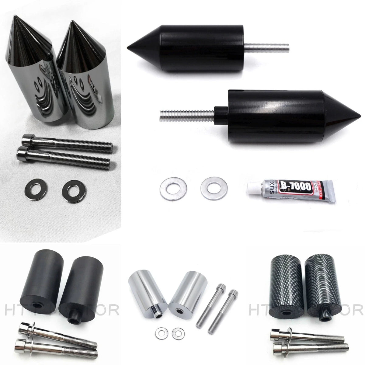 Frame Sliders for Crash Protection Yamaha YZF600R Thundercat 1996-2007