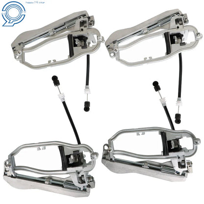 Set of 4 Door Handle Carriers for BMW E53 X5 (2000–2006) 51228243636