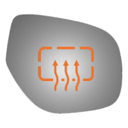 Passenger Side Heated Mirror Glass for Outlander Sport