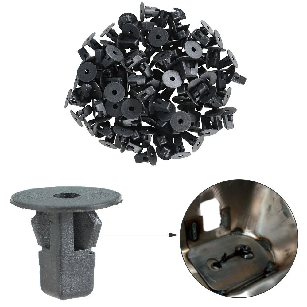 Fastener Clips 100 Pieces (8x8.2mm) for Toyota N70