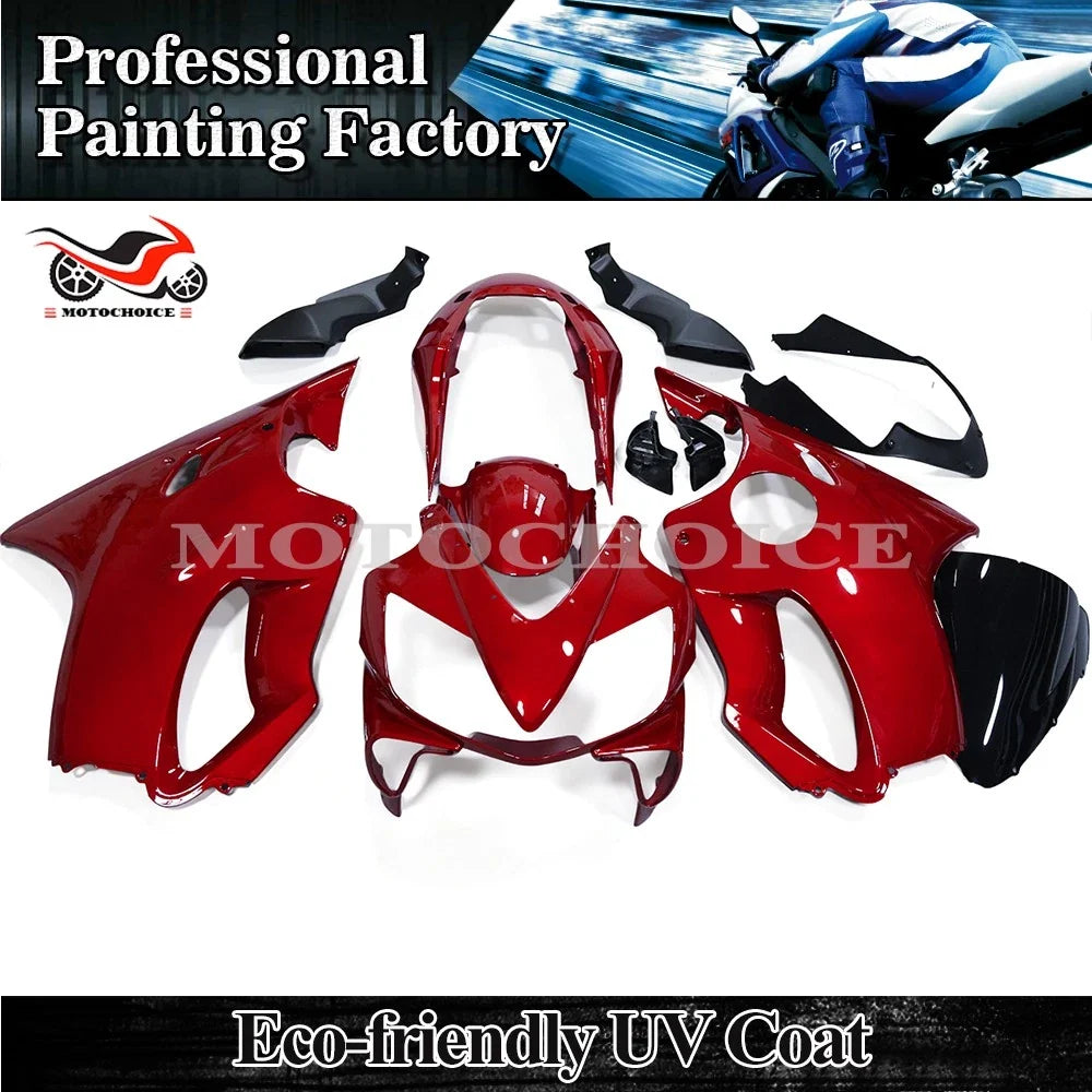 Glossy Red ABS Fairing Kit for Honda CBR600 F4I (2004–2007)