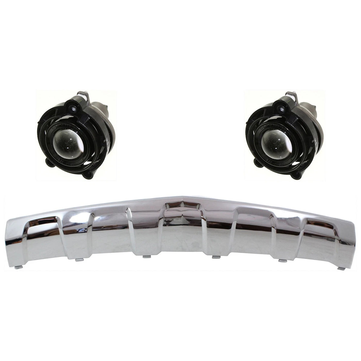 Fog Light Kit for Chevrolet Equinox (2010–2015) Left Right Halogen Assembly