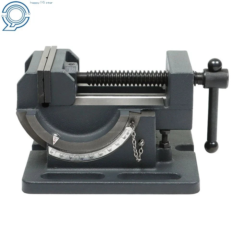 3.25 Inch Tilting Angle Vise for Benchtop Drill Press (Industrial Strength)