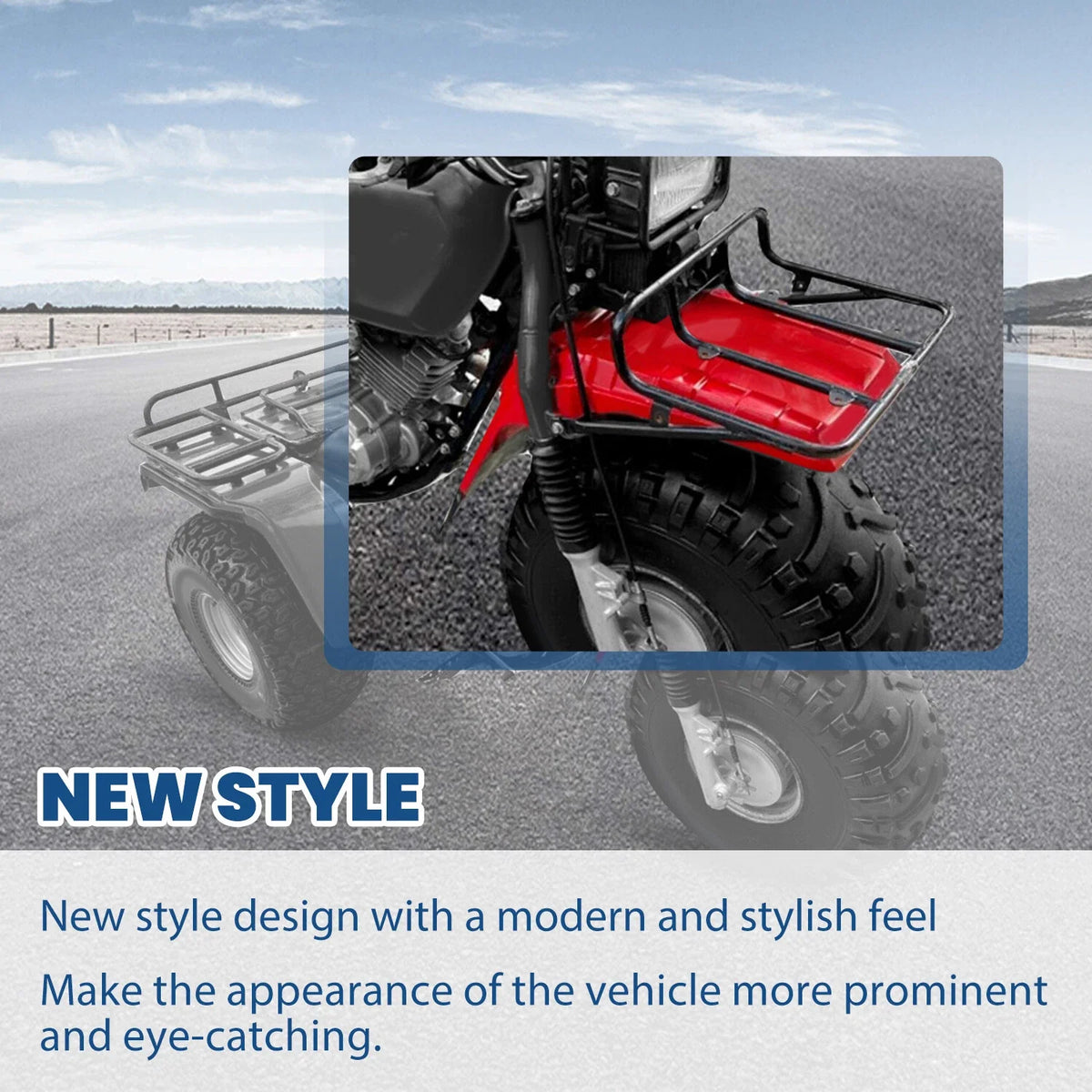 Plastic Front Fender for Big Red 250 ATC250ES (1985-1987)