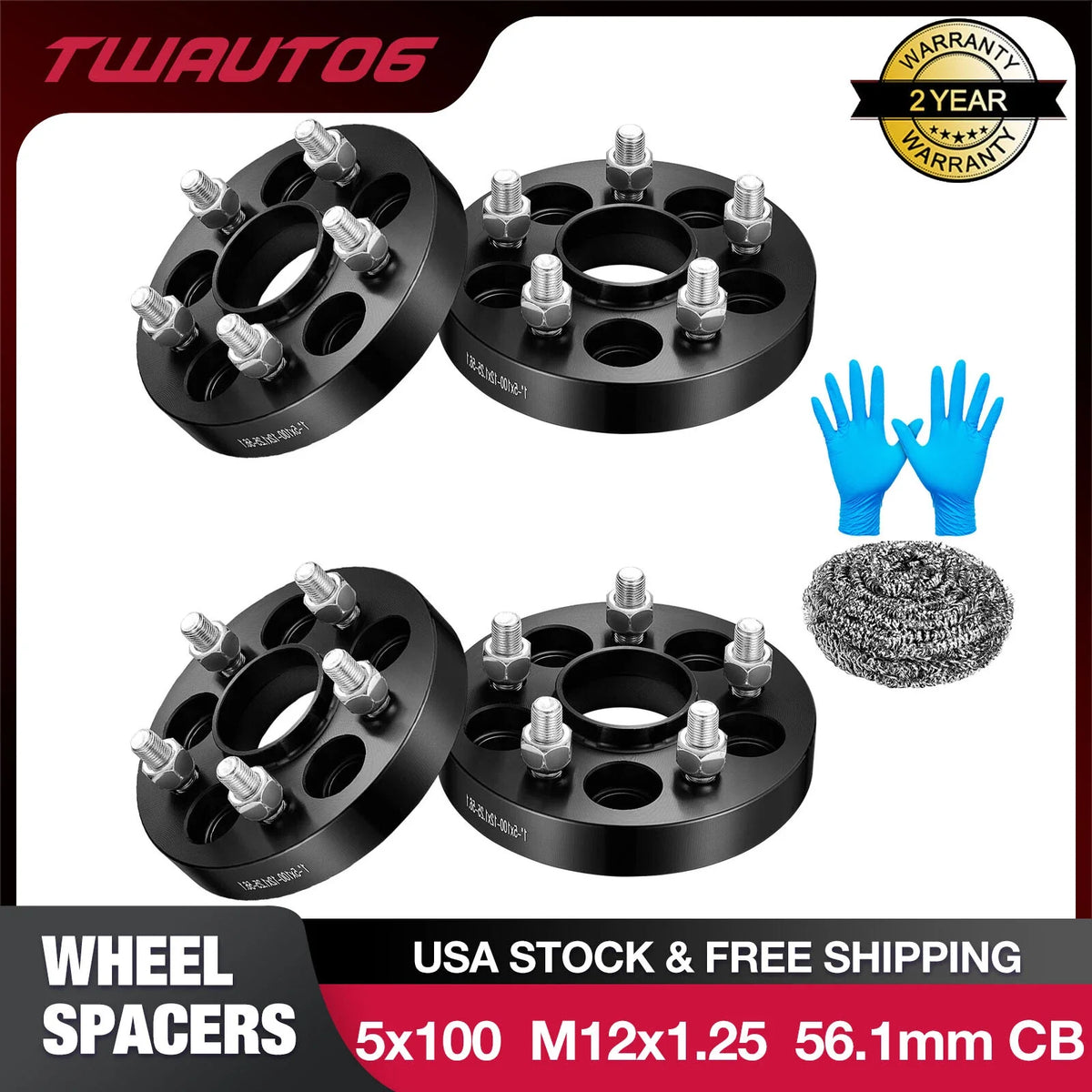 4Pcs Hubcentric Wheel Spacers for Subaru Legacy (2005–2014)