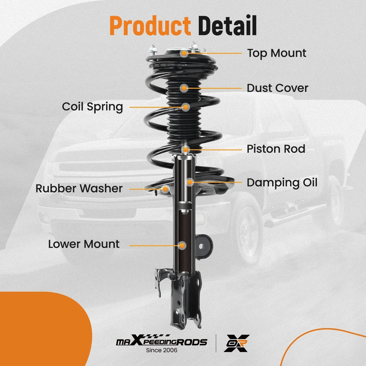 Control Arm & Front Strut Suspension Kit - 8X for 2013-2018 RAV4