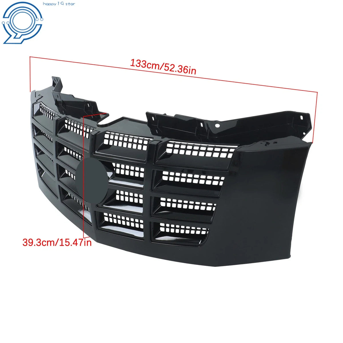 Front Bumper Honeycomb Grille for Cadillac Escalade ESV (2007–2014)