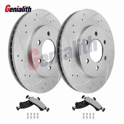 Front Brake Pads with Disc Rotors for Ford Expedition 2002-2006