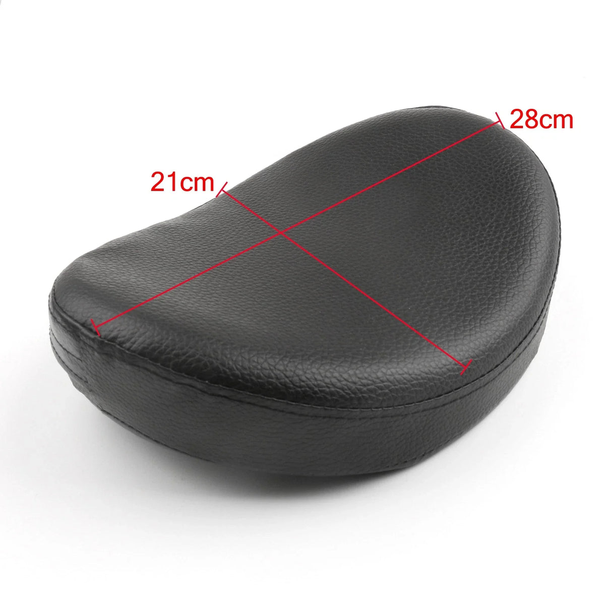 Backrest Cushion Pad for Honda Choppers, Kawasaki, Suzuki, Yamaha (Universal)
