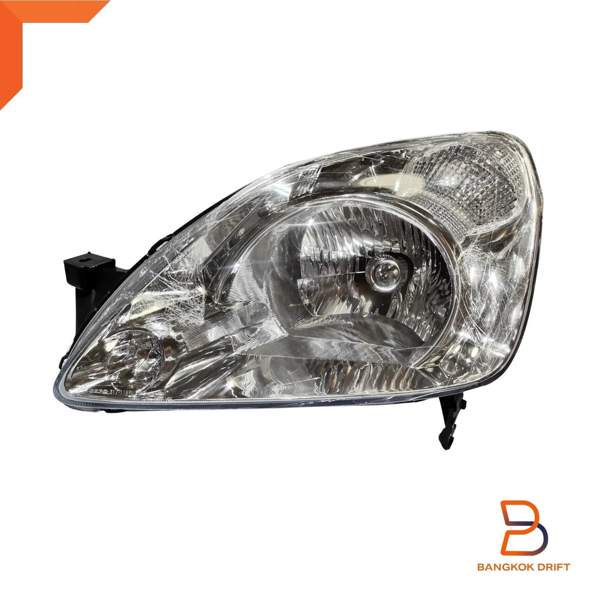 Crystal Lens Headlight Assembly by DEPO for Honda CR-V 2002-2005