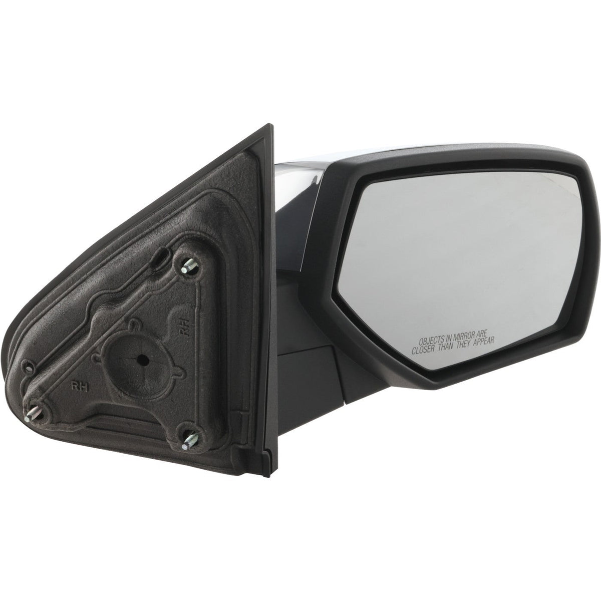2014-2018 Chevrolet Silverado 1500 Right Manual Fold Chrome Mirror