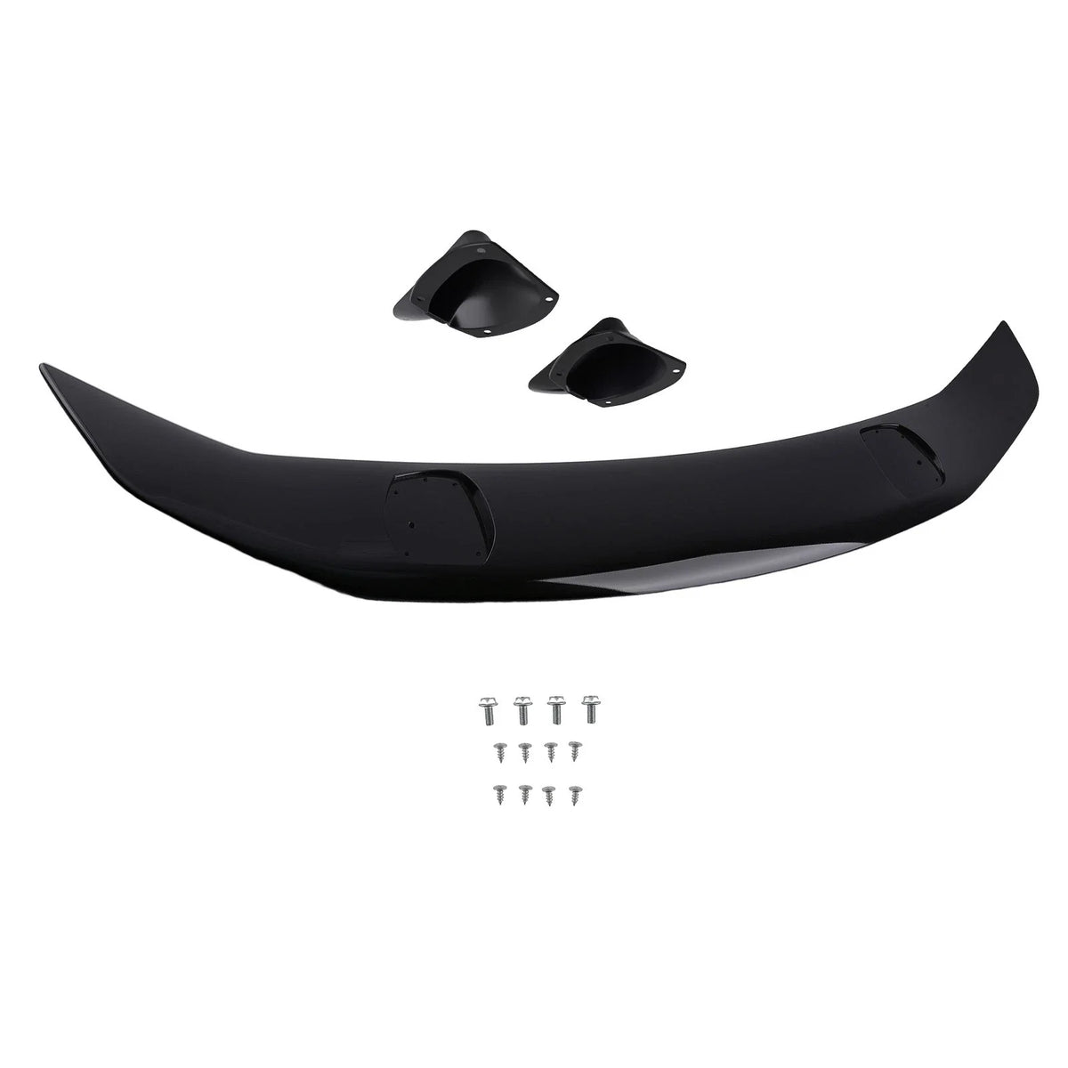 Gloss Black Trunk Wing Spoiler for Universal Sedan Cars (Easy Install)