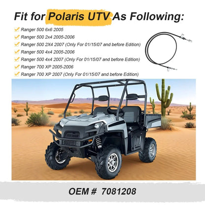 Brake Cable for Polaris Ranger 500 700 XP 2005-2007 7081208