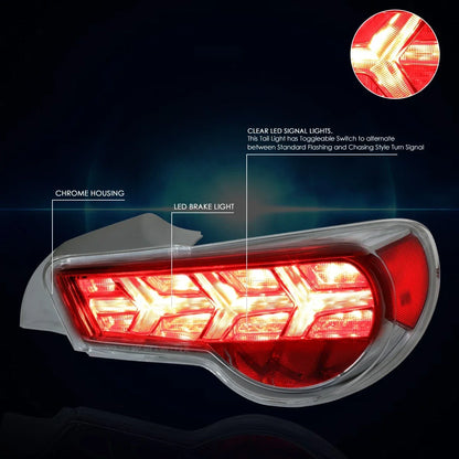 Chasing Arrow LED Tail Light Brake Lamp for Scion FRS (2013-2017)